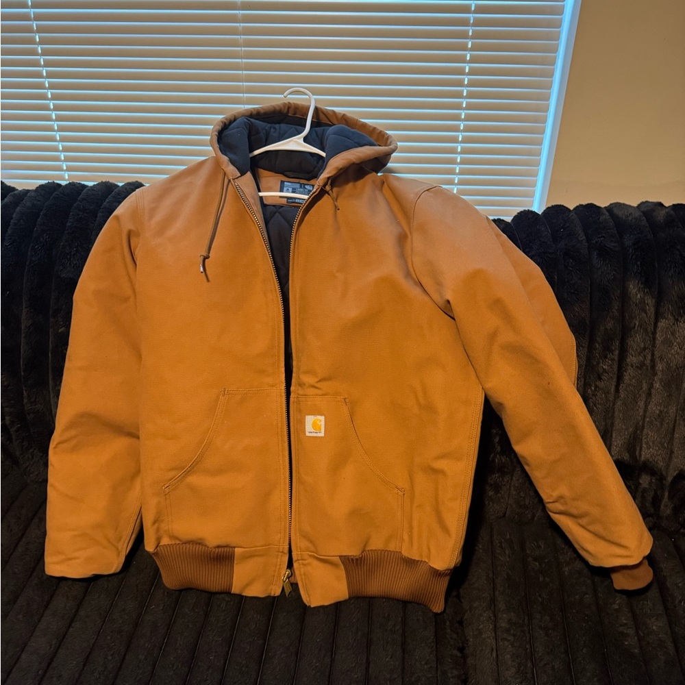 Carhartt Men's Tan Hooded Performance Jacket